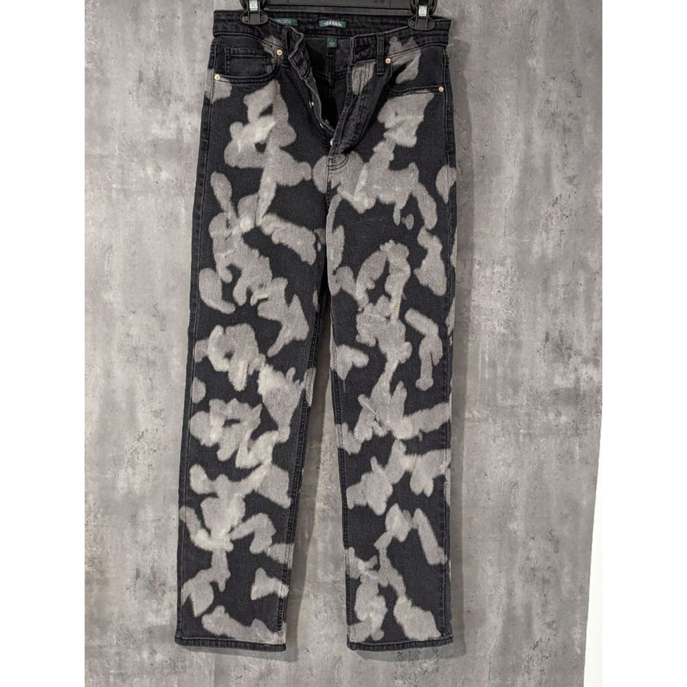 Women's Wild Fable Super High Rise Straight Jeans - Size 6 - Black/Gray - Picture 5 of 9